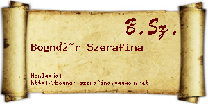 Bognár Szerafina névjegykártya